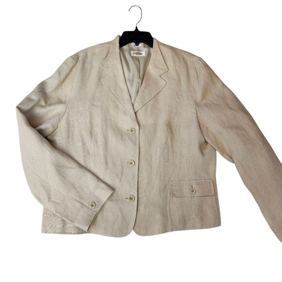 Talbots Beige Blazer - Picture 2 of 10